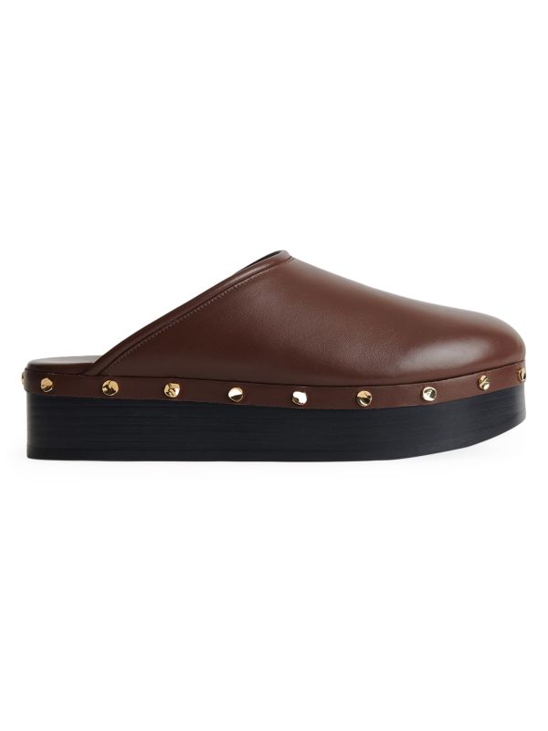 Co Studded Platform Slide Mules